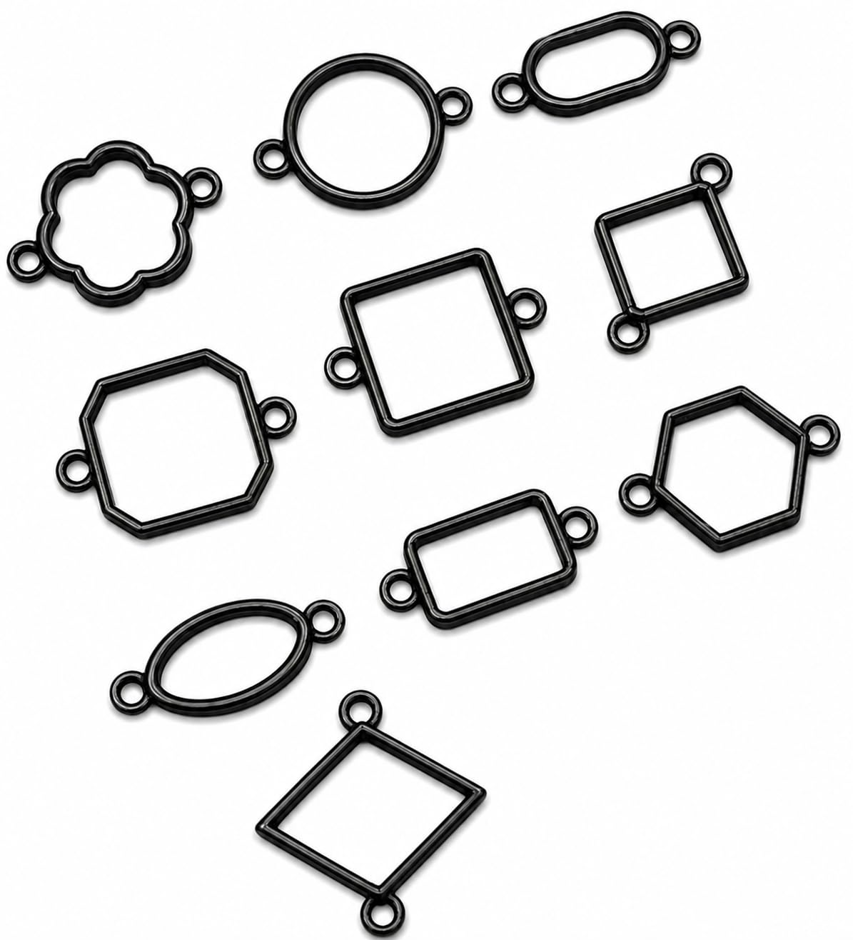 Excellentcrafts EXCELLENT CRAFTS Rakhi Bezels, Resin Bezel for Making Pendants, Rakhi, Bracelet, Earrings, DIY for Rakshabandhan (Pack of 10 pcs)