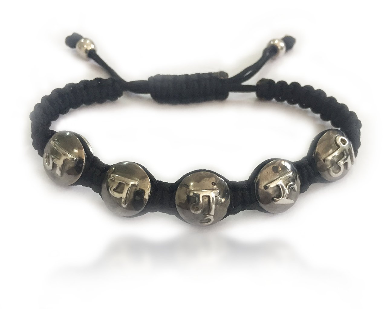 AUMKAARAJai Guru Ji auspicious silver mantra bracelet