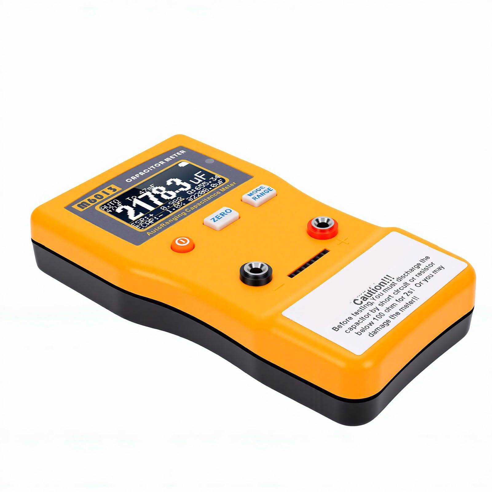 Tester Portatile Accurato del Misuratore di capacità Digitale per la Riparazione di Apparecchi HVAC 0.01pF-470F Materiale ABS 2 unità