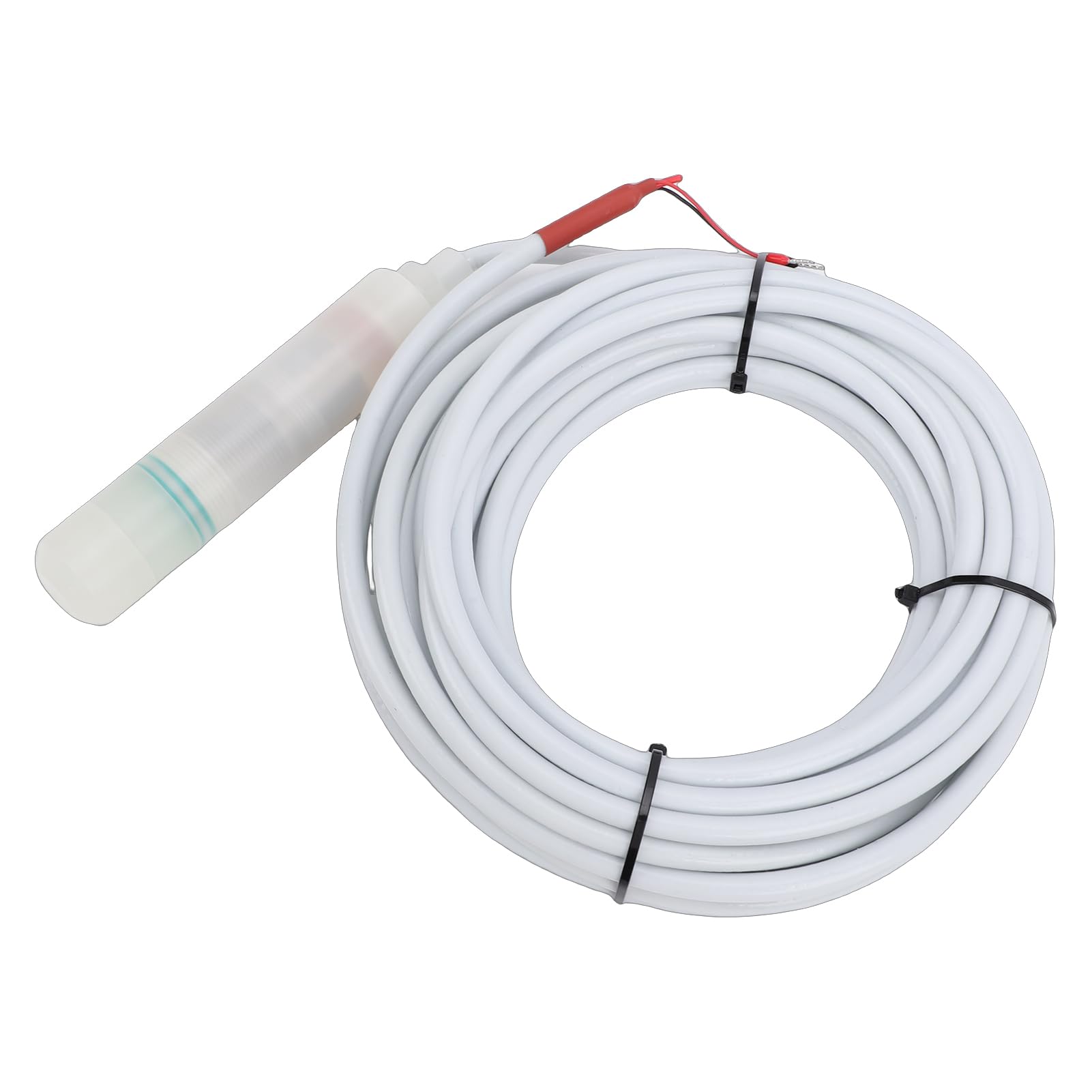 Transmisor de Nivel Sumergible Sensor de Nivel de Líquido con Cable de 10 M para Medición de Agua Material PP Duradero (Rango 0-10M (Cable 10m))
