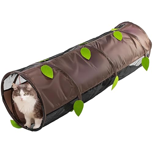 Snarky Pets Tunnel for All Cats (Even Chonks)–Collapsible Crinkle Tube
