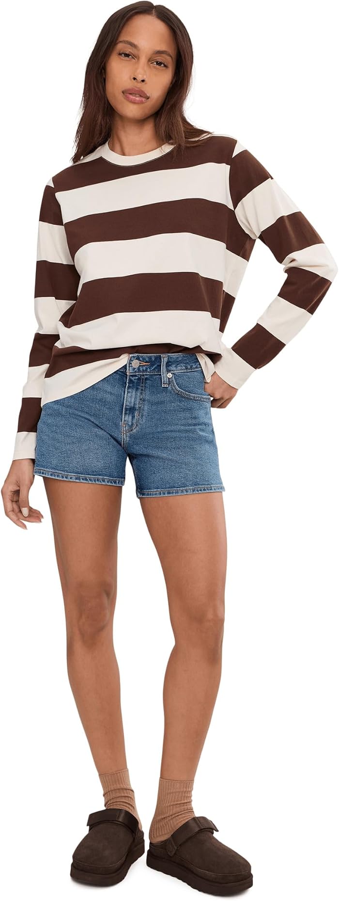 Женские шорты Levi's® A-Line, цвет: Синий — фото 2