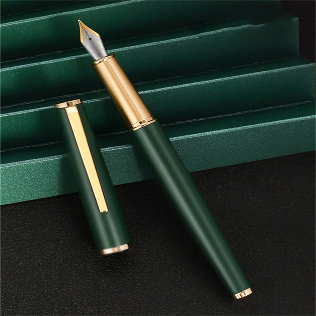 Penna stilografica verde per ufficio aziendale e scuola forniture di cancelleria penne a inchiostro