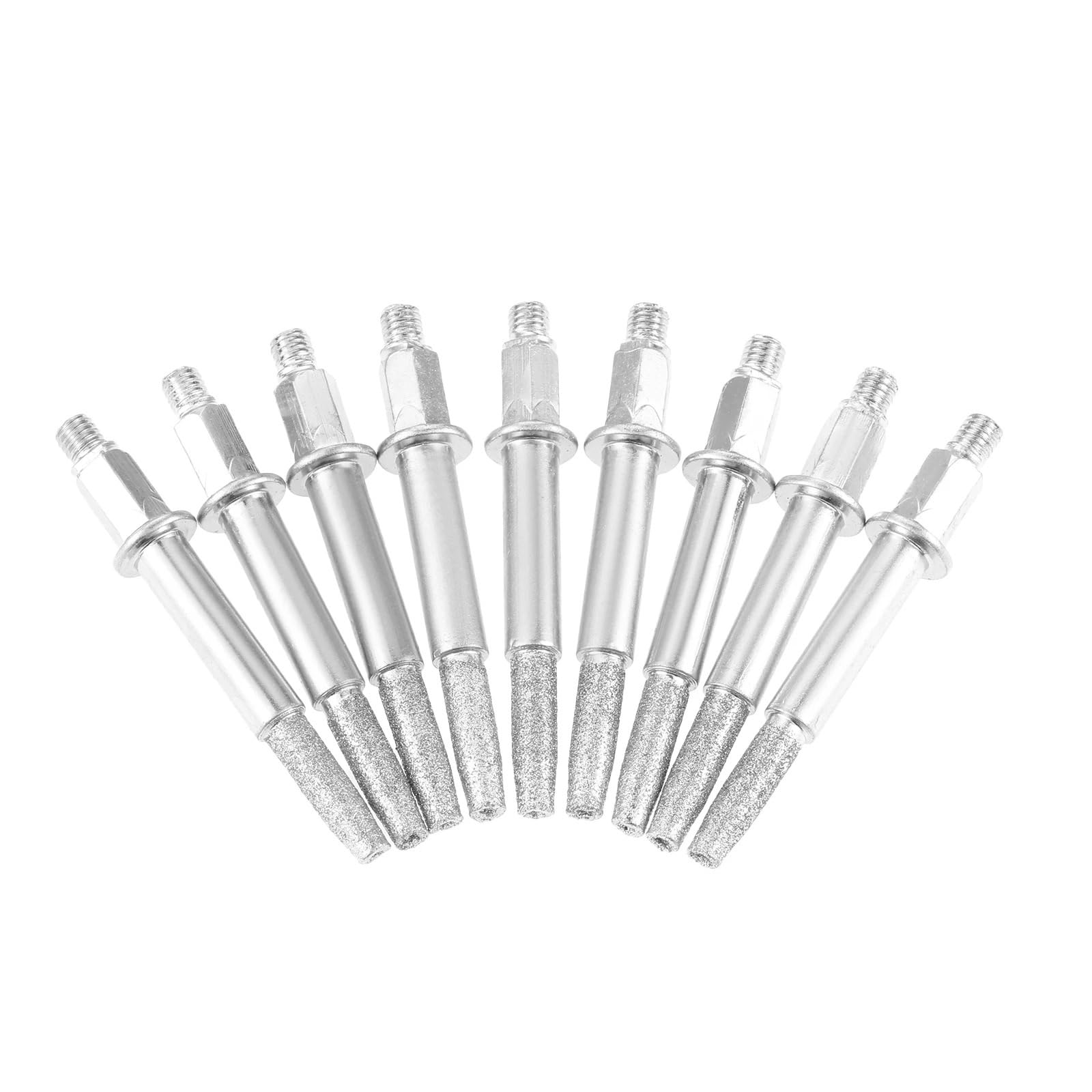 Afilador de motosierra, Kit plantilla sierra portátil, afiladores manivela con 10 cabezales afilado