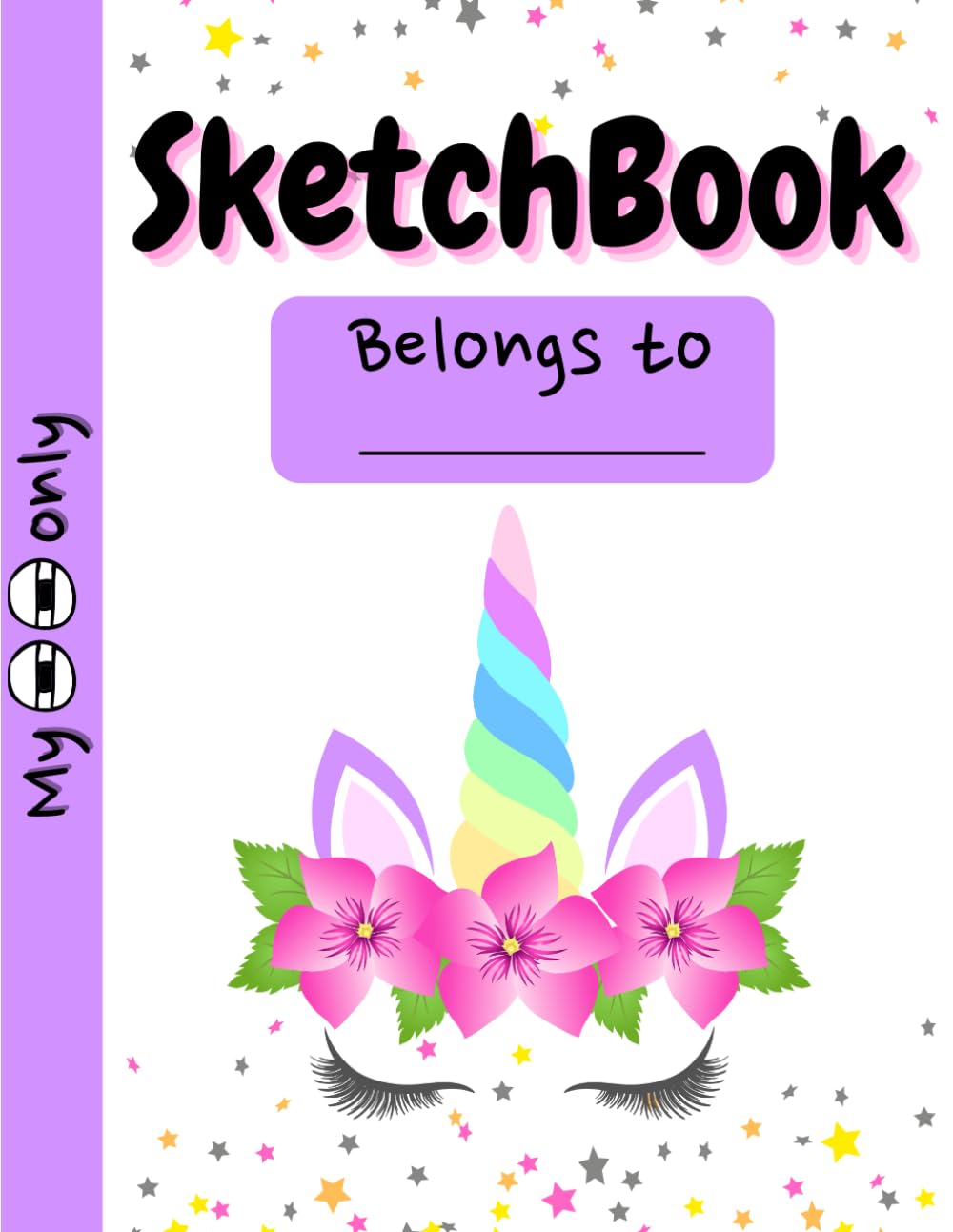 Drawing Pad - Cute Unicorn Kawaii Sketchbook for Girls: Sketchbook for Kids with 120 pages of 8.5" X 11" Large | Blank Paper for Drawing, Doodling or Learning to Draw | Children Gift