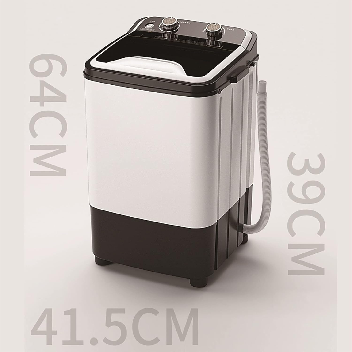 Lavadoras Gran Capacidad de 7,5 kg de luz Azul UV Bacteriostasis Lavadora Totalmente automática 41.5x39x64 cm para caravanas al Aire Libre Apartamentos y Viajes