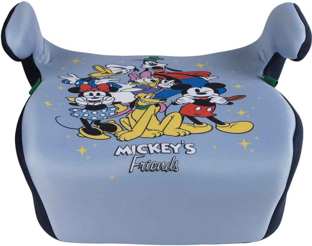 Siège De Voiture Mickey And Friends I-Size ECE R129 Pour Enfant, 126 à 150 Cm, 22 à 36 Kg, 6 à 12 Ans, Groupe 3, Léger Et Facile à Transporter, Amovible Et Lavable
