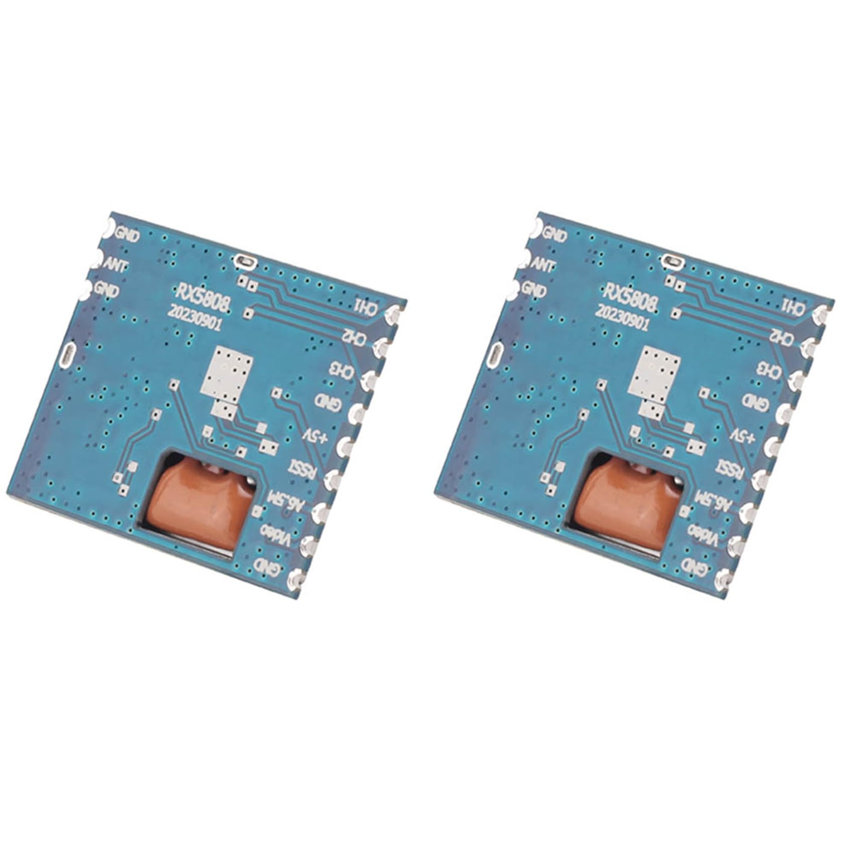 2 x 5,8 G FPV Mini bezprzewodowy odbiornik audio wideo Rx5808 do FPV System Rc helikopter części RC