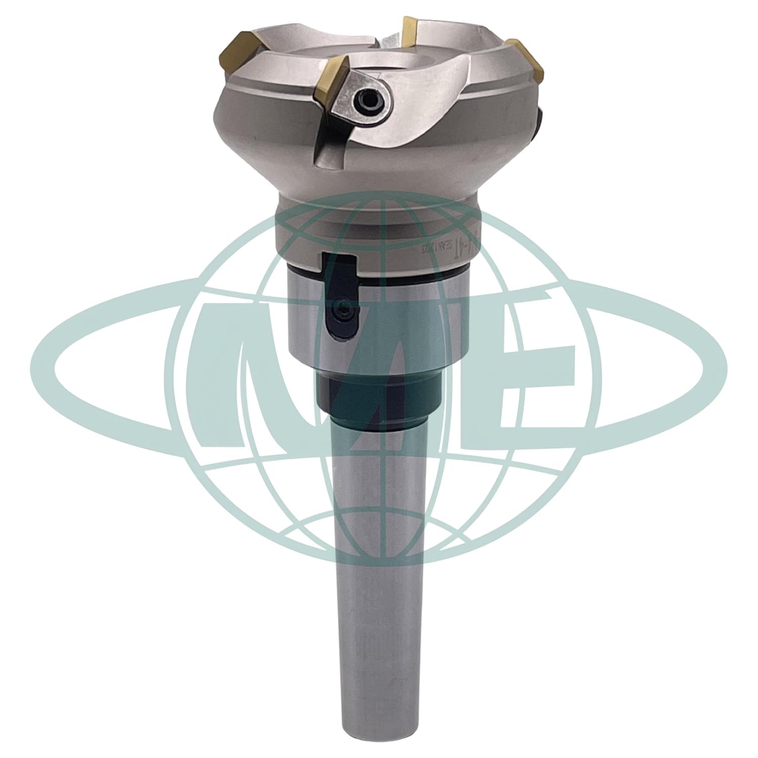 CME 2-1/2" 45° Indexable Face Mill w/ MT3 Arbor, SEAN42 Inserts Included, 4 Flutes