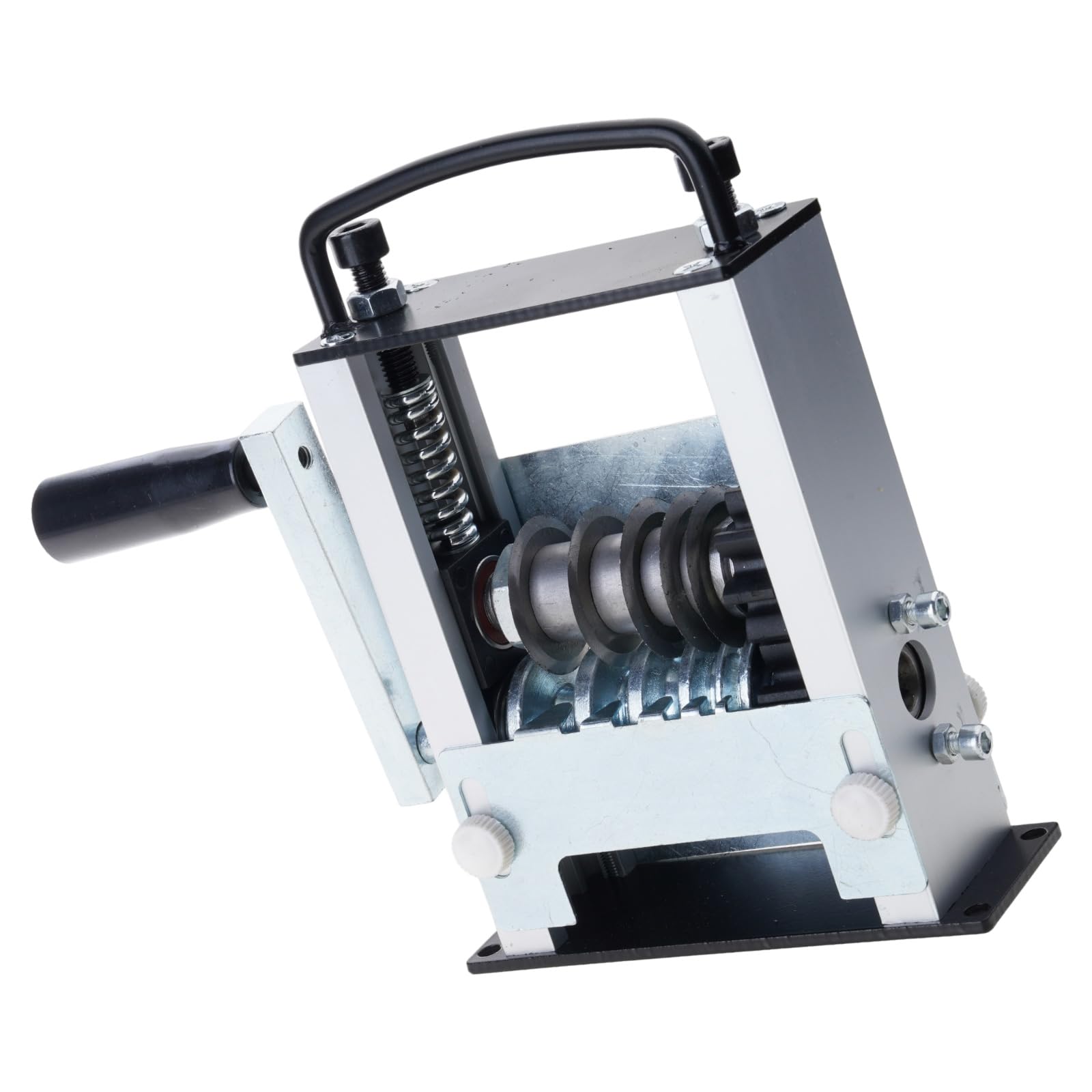 Multifunctional Aluminum Alloy Heavy Duty Multiple Hole Cable Stripping Machine for Manual Cranking or Electric Drill Multi-Function Aluminum Wire Stripper Heavy Duty Multi-Hole Wire Stripper
