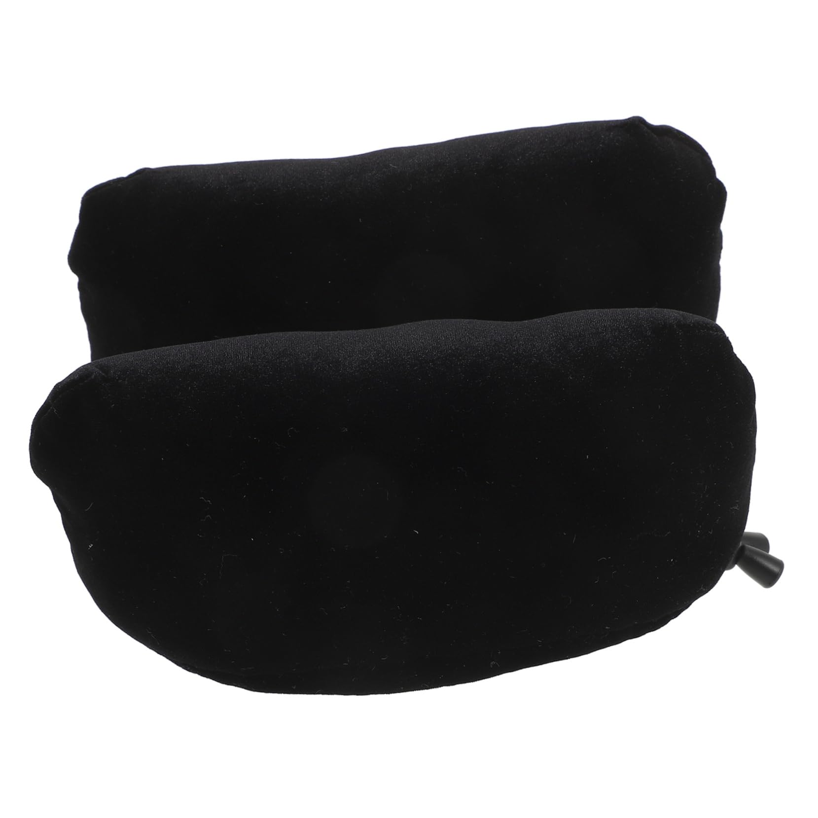 2 Pares Juego de palillos de muletas almohadillas fundas de cojines para muletas espuma universal fosa accesorio para las axilas funda transpirable para las axilas terciopelo Negro