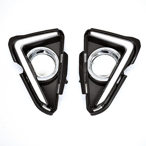 Miniatura 5 de Compatible con Toyota RAV4 2016 2017 2018 coche LED DRL luces de circulación diurna señal de giro amarillo luces diurnas reemplazo faros antiniebla