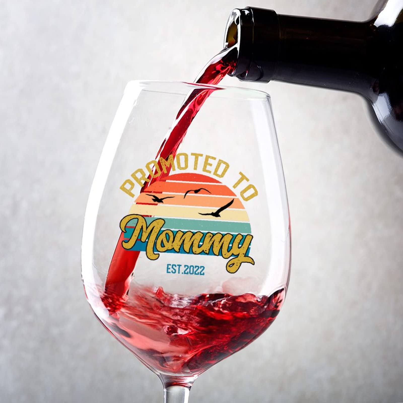 Verres à vin rouge élégants de 481,9g de qualité supérieure pour anniversaire
