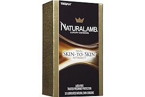NaturaLamb Lubricated Natural Skin Condoms: Embrace the Essence of Sensuality