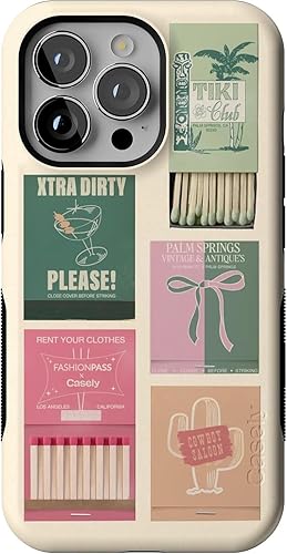 Vista 201 de Casely iPhone 13 Pro Case Compatible with MagSafe Blue Marble Case