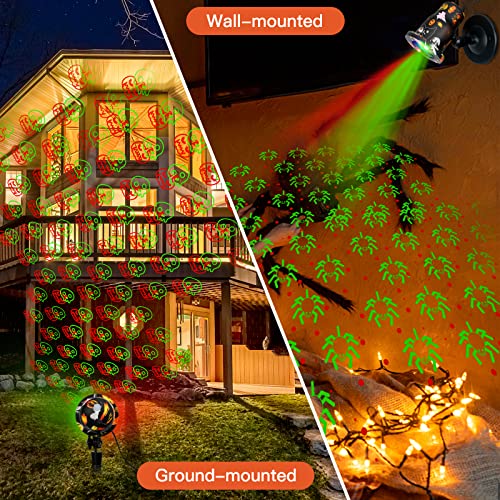 Halloween Projector Lights Outdoor, Waterproof Halloween Laser Projector Lights With Remote, 2022 New Halloween Decorations For Party Yard Garden Outdoor Indoor, Landscape Halloween Lights Outdoor #TOP7