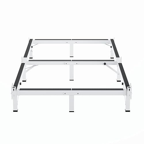 MAF Metal Bed Frame Twin, 9-Legs Support Bed Base, 8