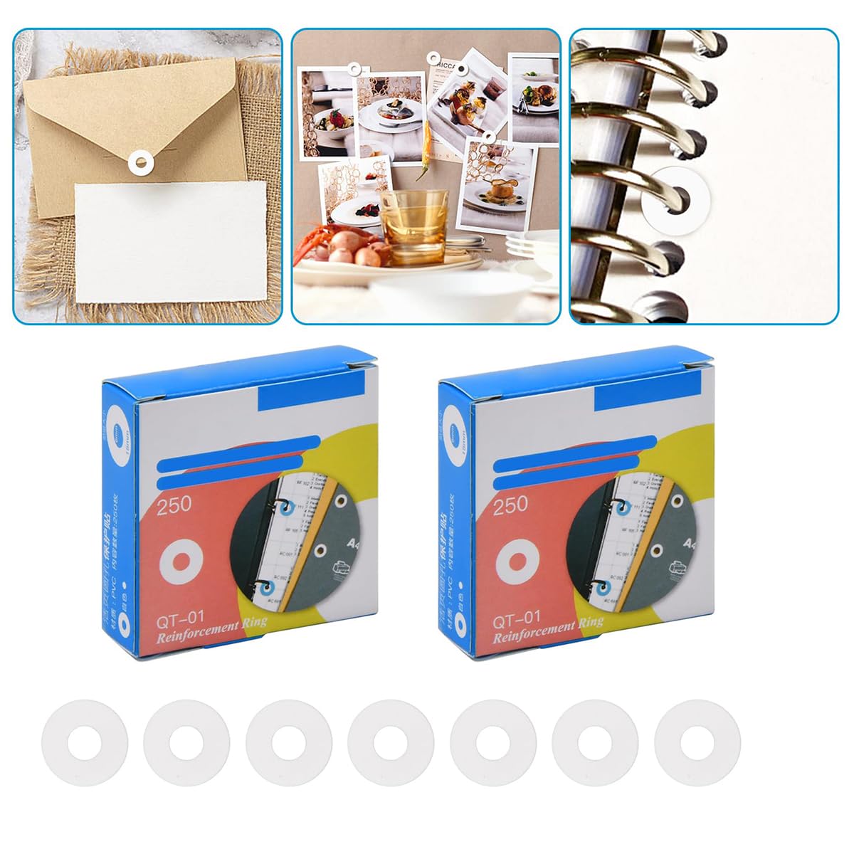 Avery Pochette De 200 œillets De Renforcement 13 Mm - Tranparents - Œillets & Étiquettes De Renforcementfavorable à Acheter Dans Notre Magasin