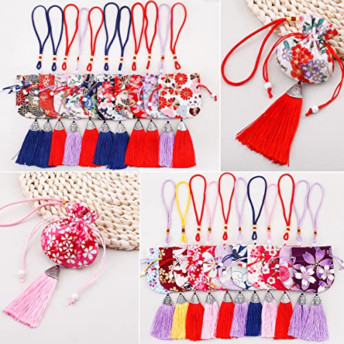 Bolsas de tela chinas de 20 unidades para joyas miniatura 7