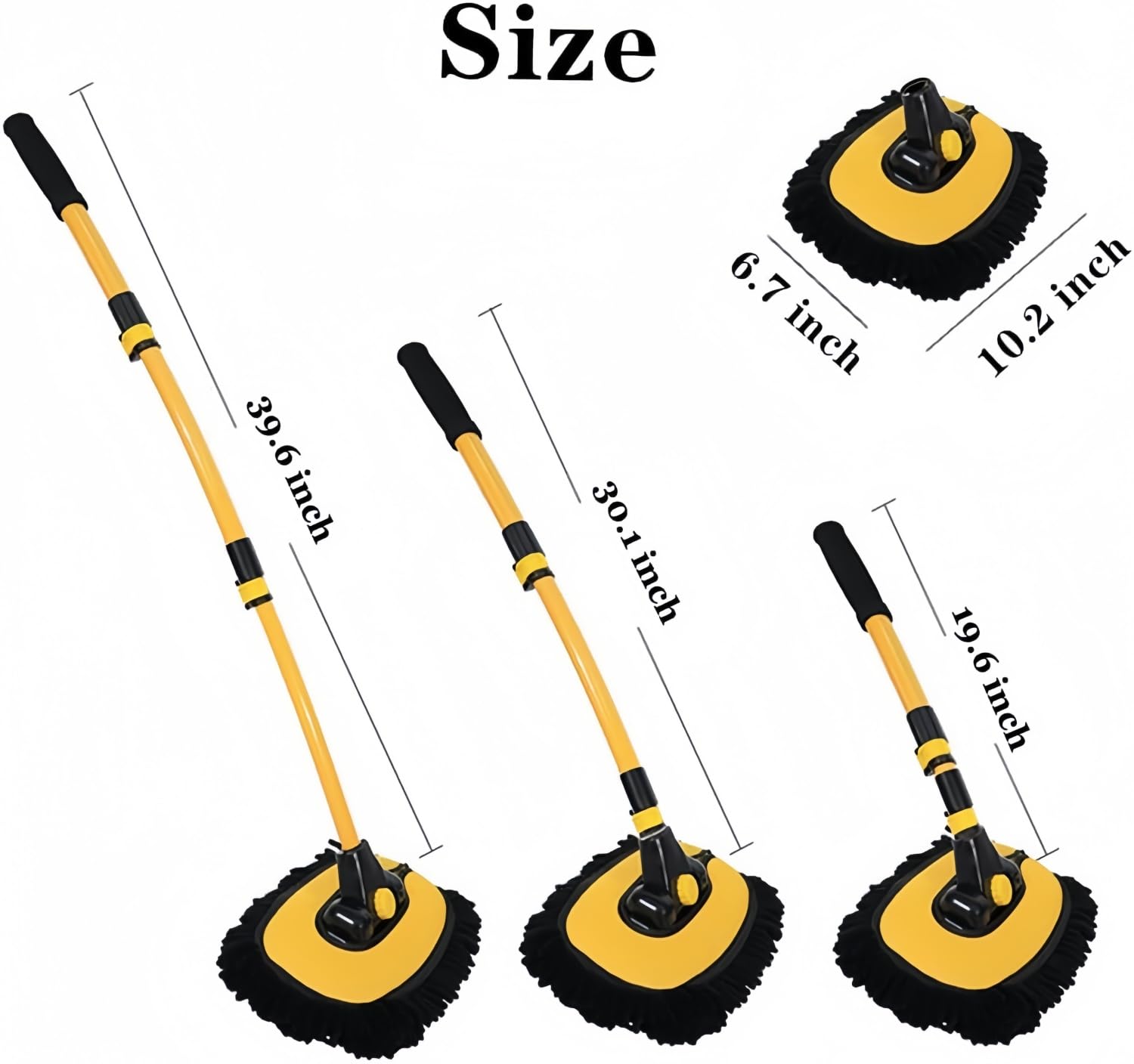 BMLEI Car Wash Brush - Long Handle Cleaning Kit -5