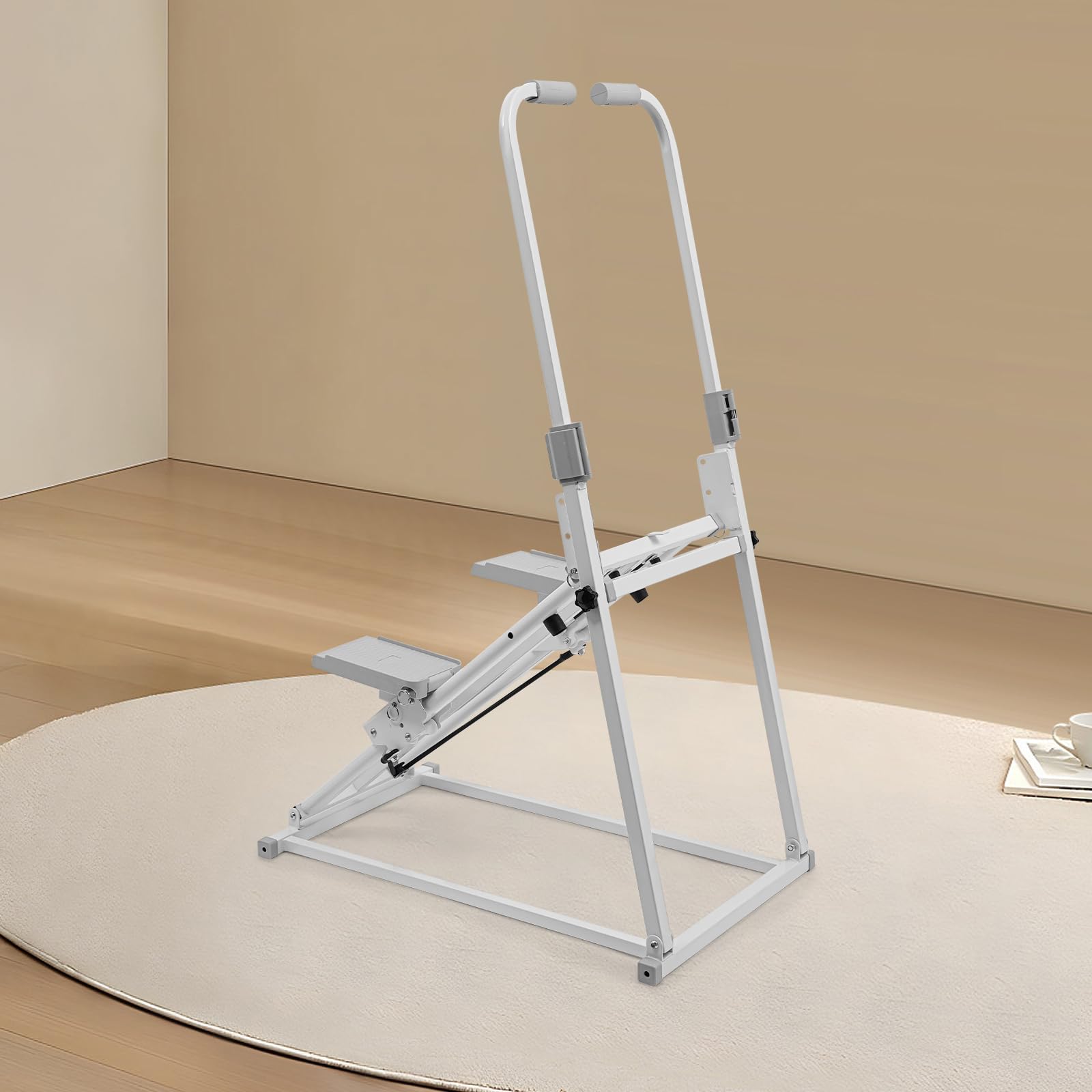 Stair Stepper para gimnasio en casa, plegable, con capacidad de 100 kg, escalador vertical, silenciosa y ajustable para entrenamiento de cuerpo entero