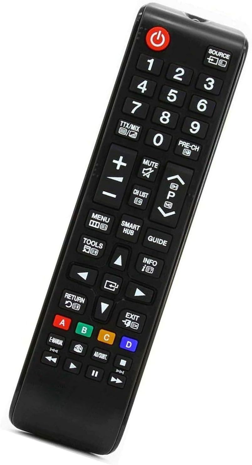 Replaced Remote Control Compatible for Samsung PS60F5505AKXXE UE40F6645SBXXE UE46F6505SBXXE UE46F8500SL UE50F6400AKXXH UE55F9080STXZG UE65F6400AKXXH UE55F6475 UE55F6475SBXXE TV