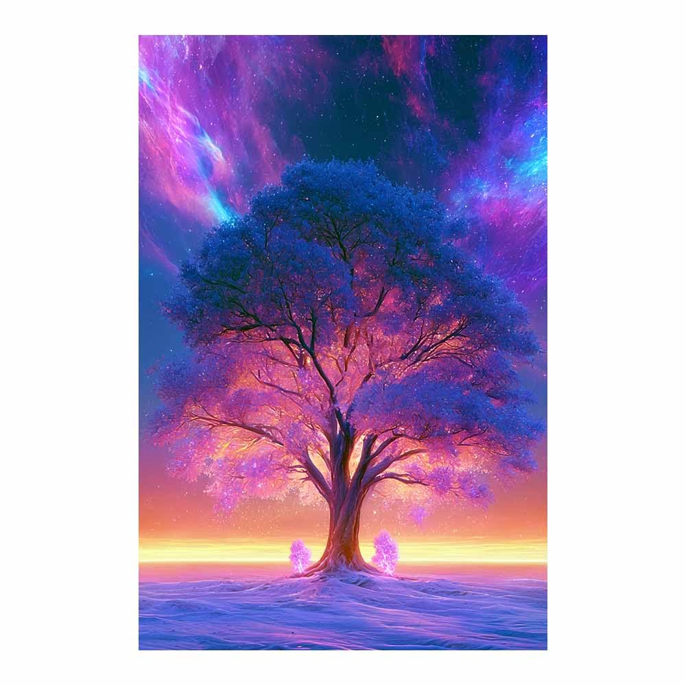 XENIOU Tree Canvas Wall Art Relief golden tree art prints, decorative paintings, for Living Room Bedroom Office Home Wall Decor.(Multicolor)-70x100cm Unframed