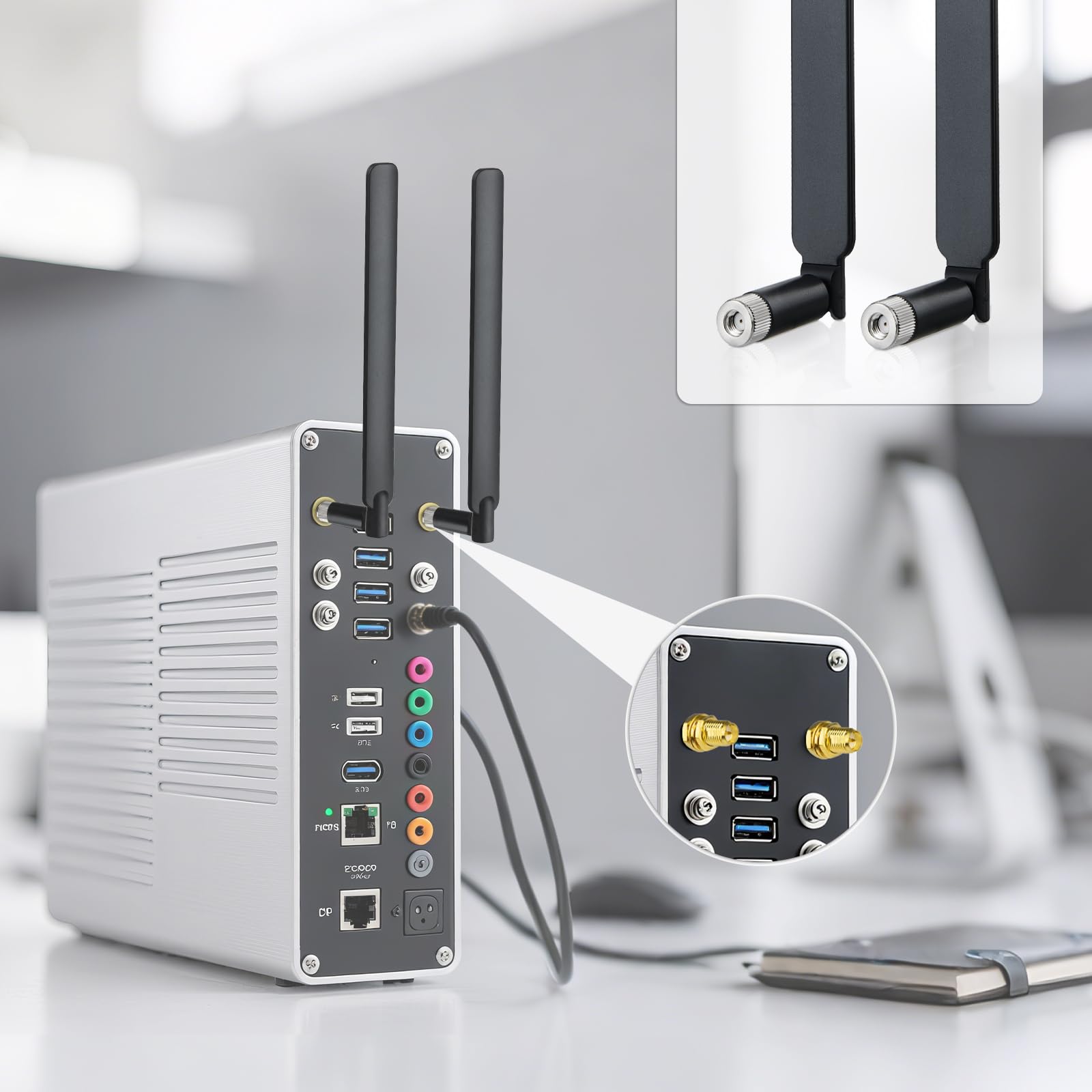 ANTENNA WIFI 12DBI, Antenna Wifi Un Lungo Raggio Ad Alto Guadagno Dual