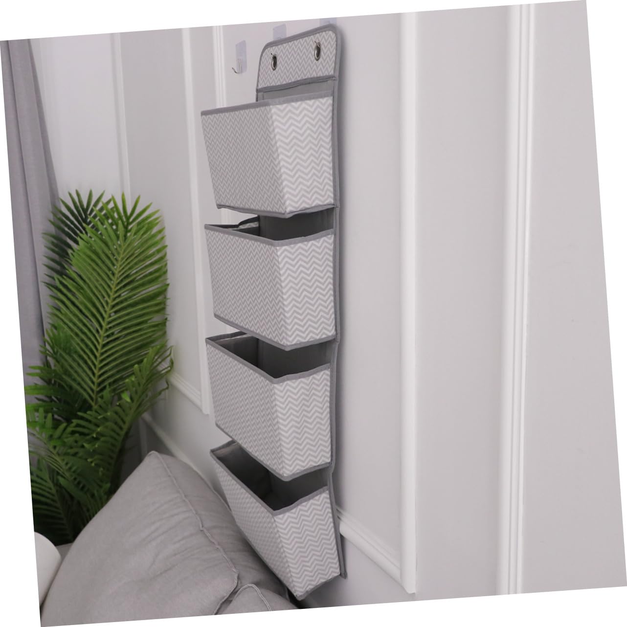 Cabilock 4-lagiger Tür Hängeorganizer aus Vliesstoff für Schlafzimmer