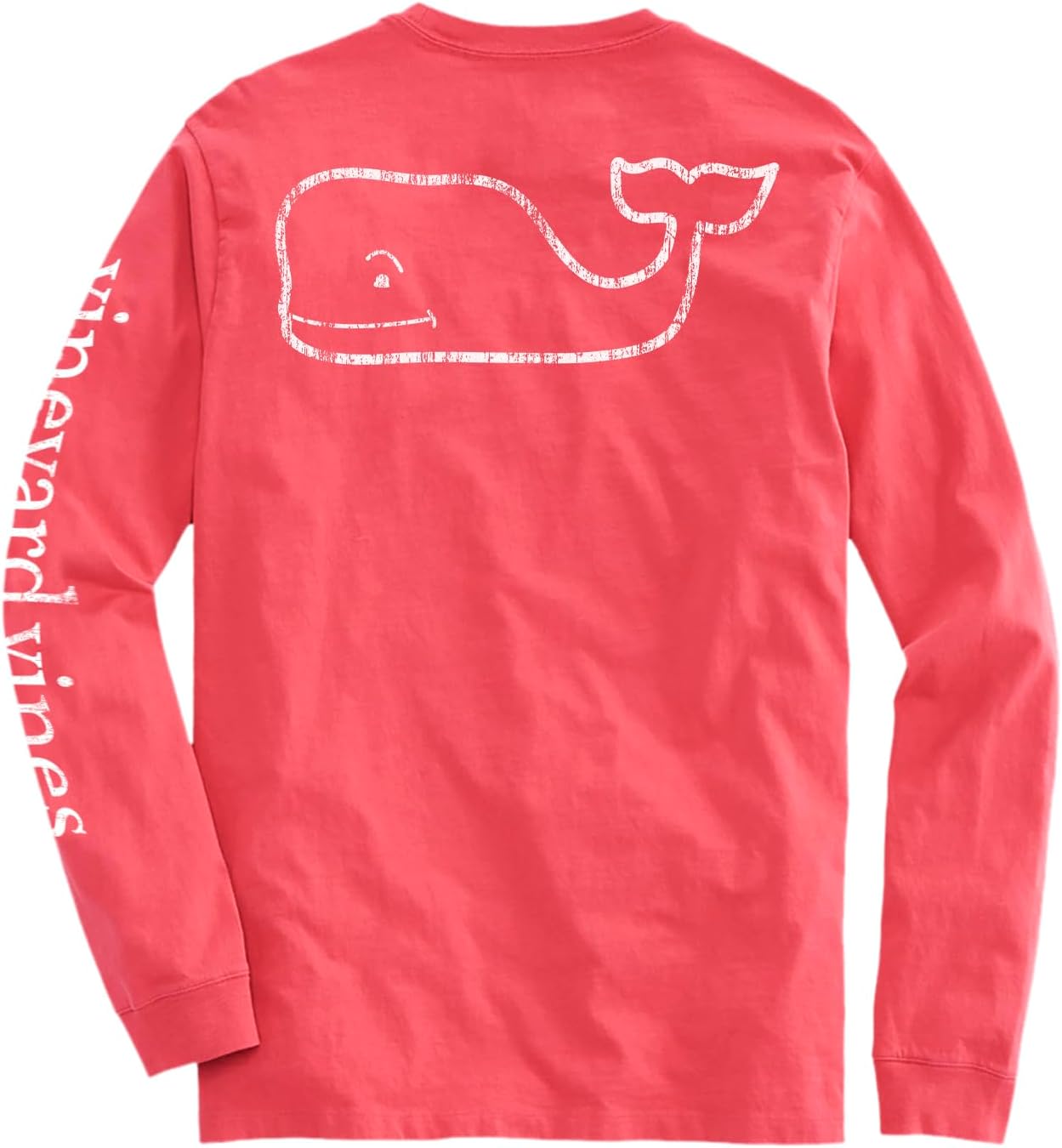 vineyard vines Men's Long Sleeve Vintage Whale Pocket T-Shirt