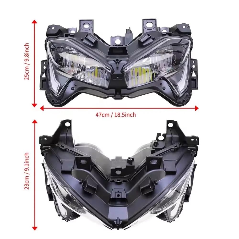 Fari Fendinebbia Gruppo faro del motociclo per il periodo | Gruppo faro del motociclo per il periodo 2017-2021 per TMAX530 per TMAX560 faro per T-MAX 530 DX SX 2018 per T-MAX 560