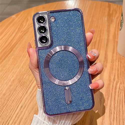Coque luxe en galvanoplastie Samsung S23 Ultra pailletée et souple