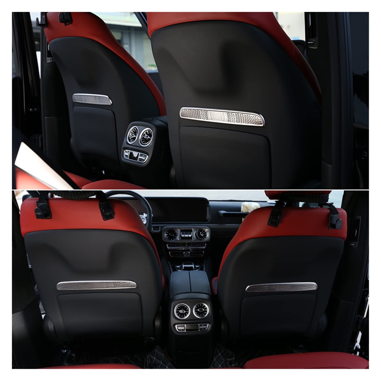 YINGO Kompatybilny z klasą Mercedes-Benz G W463 G500 G63 2019-2020 Stylizacja samochodów Wstecz Dekoracje Paski Wykończenia Naklejki Akcesoria wnętrza