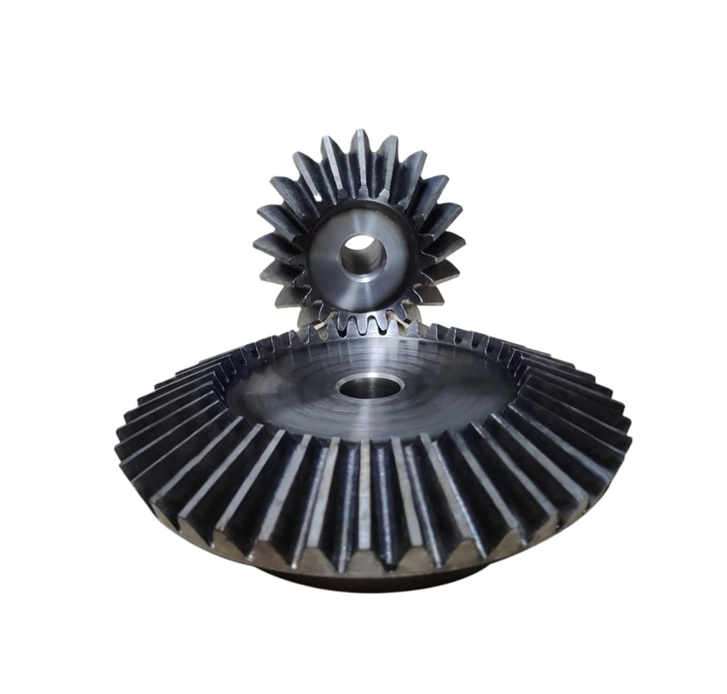 Bevel Gear Pinion Hardware Mechanical Speed Ratio Bevel Gear 1pair Single 1.5 Module Bevel Gear 1:3/4 15/45 20/60 Teeth with Keyway Steel Bore 5mm-20mm Mechanical(1.25M15T-90T)