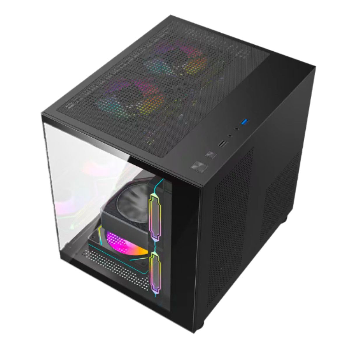 PC Gamer Preto Ryzen 7 5700G, 32 GB DDR4, SSD M.2 NVMe 1TB, Fonte