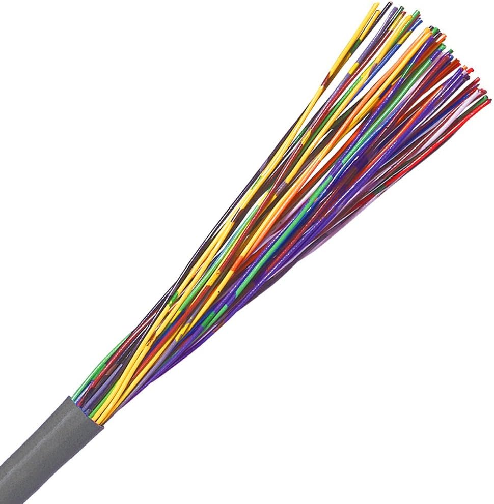 CAT3 Cable, 25 Pair, UTP, Riser Rated (CMR), Solid Bare Copper - Grey - 1000ft