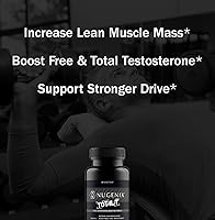 Vista 4 de Nugenix Suplemento de refuerzo de testosterona Total-T, gratis y total para hombres, 42