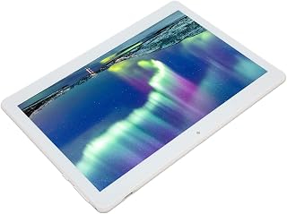 Airshi 10.1 Inch Tablet, 100-240V Tablet PC 6000mAh Rechargeable Battery for Office for Travel (UK Plug)
