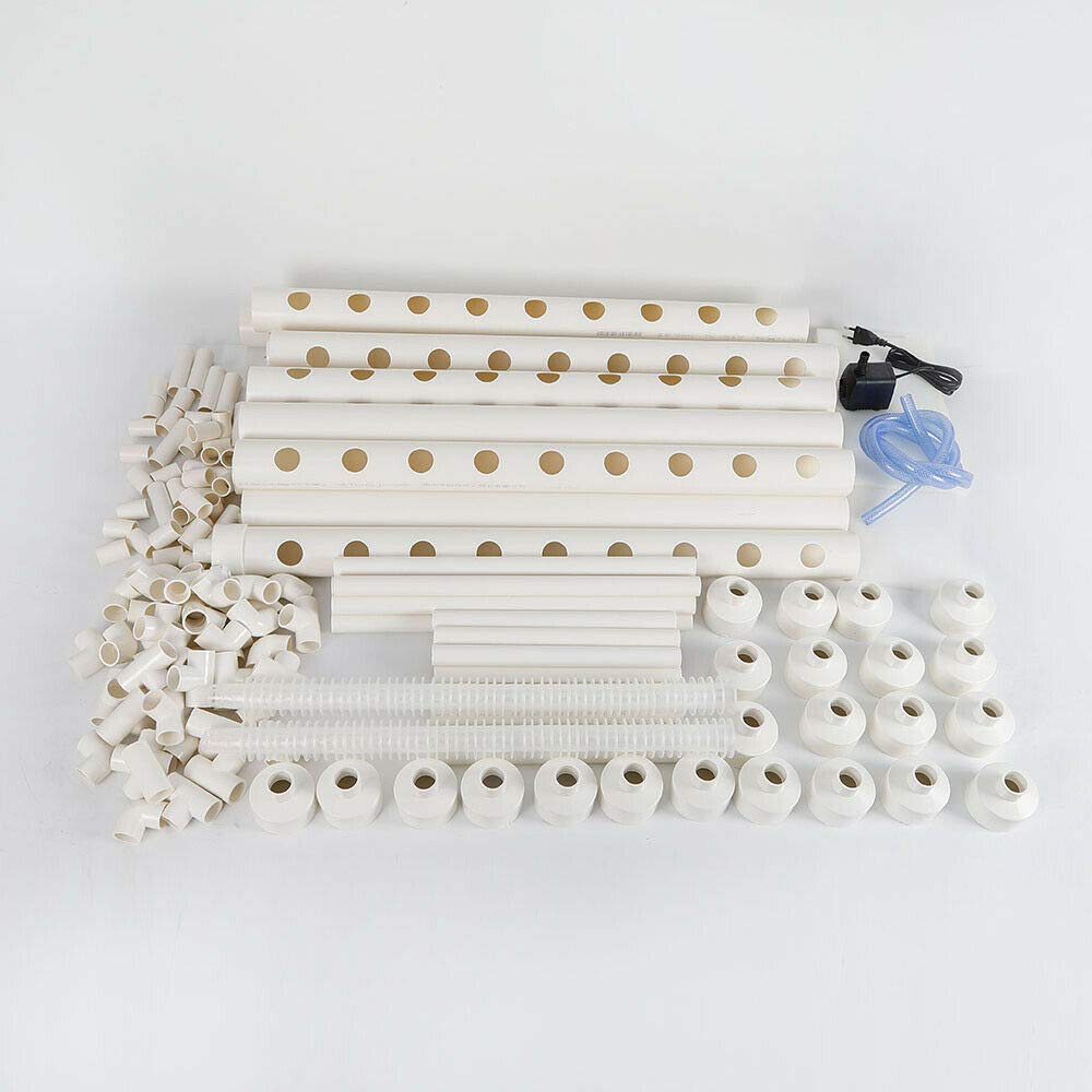 RANZIX Hydroponic Site Grow Kit 3 strati 108 stabilimenti e flusso profonde giardini acquatici con pompa Kit di clonazione per il sistema educativo