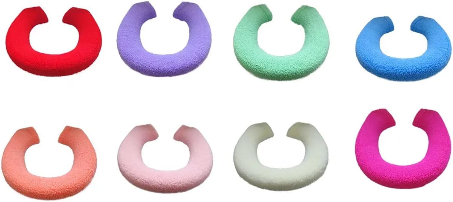 Bathroom Pad Acrylic Fibers Made And Skin-friendly Fine Stitching Toilet Seat Cover(Green-1)