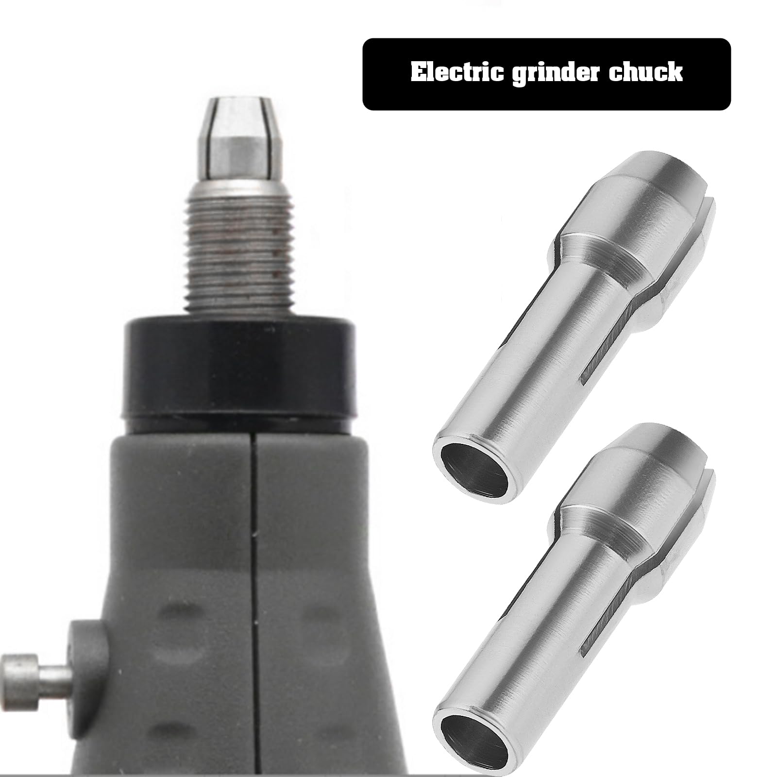 The Lord of the Tools 5pcs 3.2mm Electric Grinder Drill Bit CNC Chuck Adapter Reducer Sleeve Adapter for Rotating Tools of Electric Drill Sleeve Chuck - Image 2