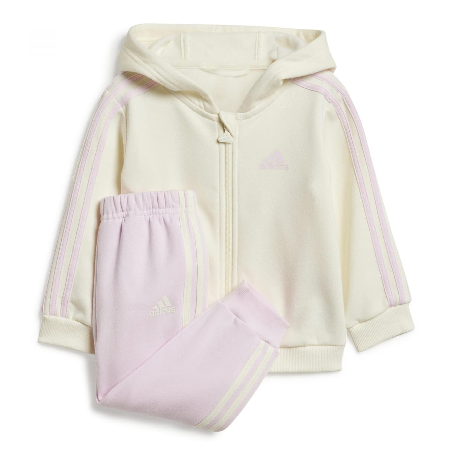 adidas Unisex Baby Essentials Full-zip Hooded Jogger Set Trainingsanzug