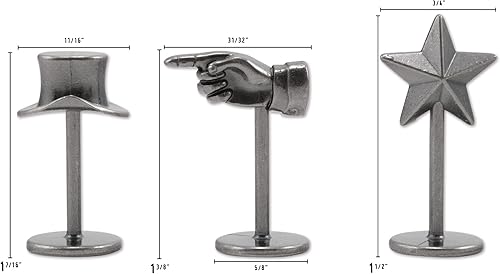 Miniatura 4 de Tim Holtz - Advantus Idea-Ology Adornos de metal 3Pkg-Figure Stands Artesanía, Plata