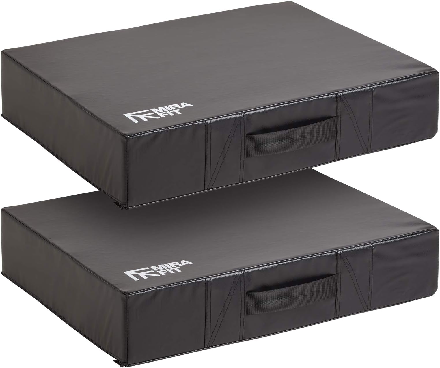 Mirafit Weightlifting Barbell Drop Pads - Black