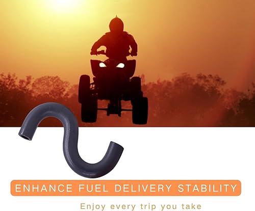 Miniatura 6 de Tubo de combustible en forma de S compatible con Honda TRX300EX 1993-2006, TRX250X 1987 1988 1991 1992, TRX400EX 1999-2004 sustituye a 16956-HC0-014