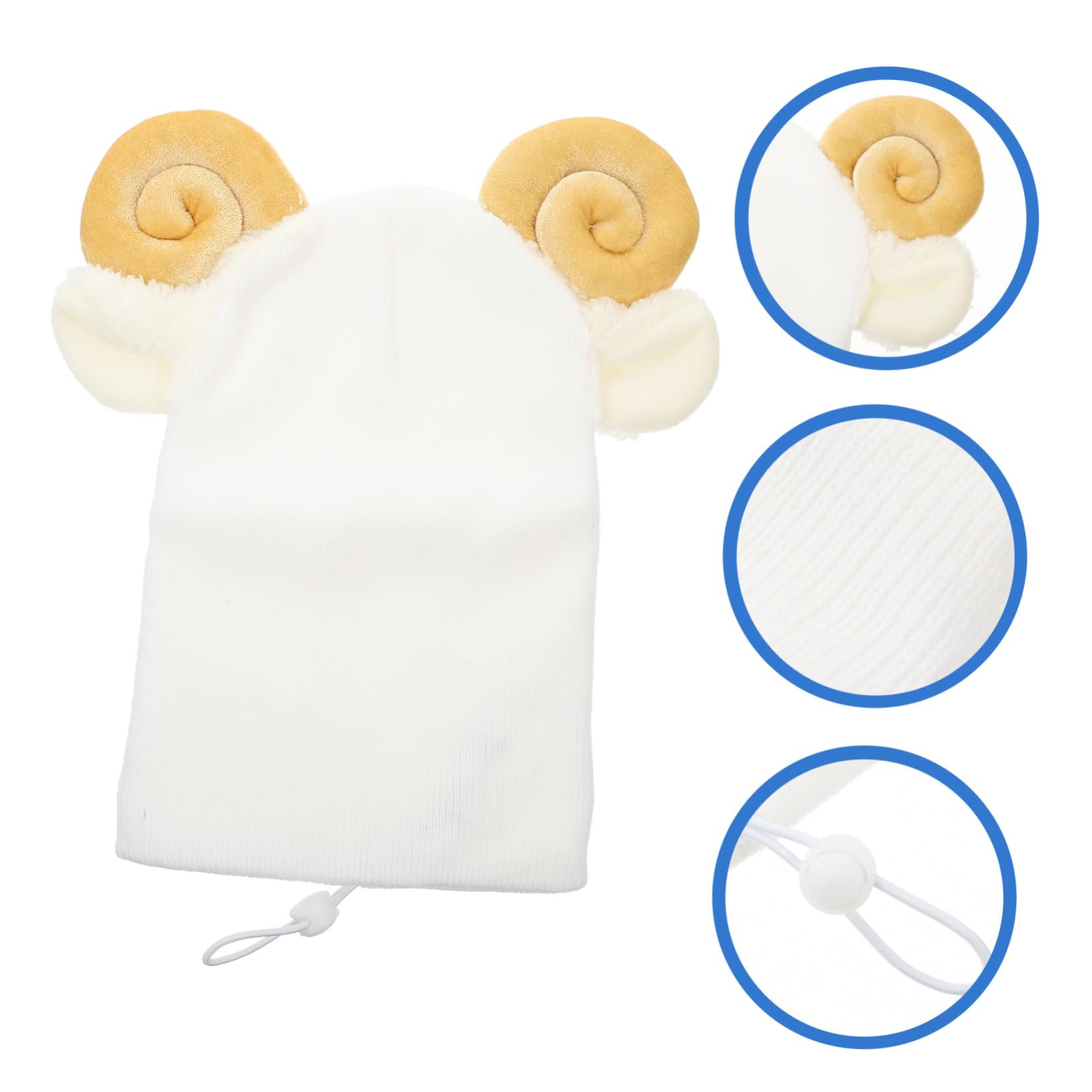 BESPORTBLE 3pezzi Copertura Casco Per Casco Da Sci Invernale Con Design Cartone Animato Copertura Lavabile Per Sport Invernali Protezione Morbida e Antiscivolo Divertente Accessorio Per