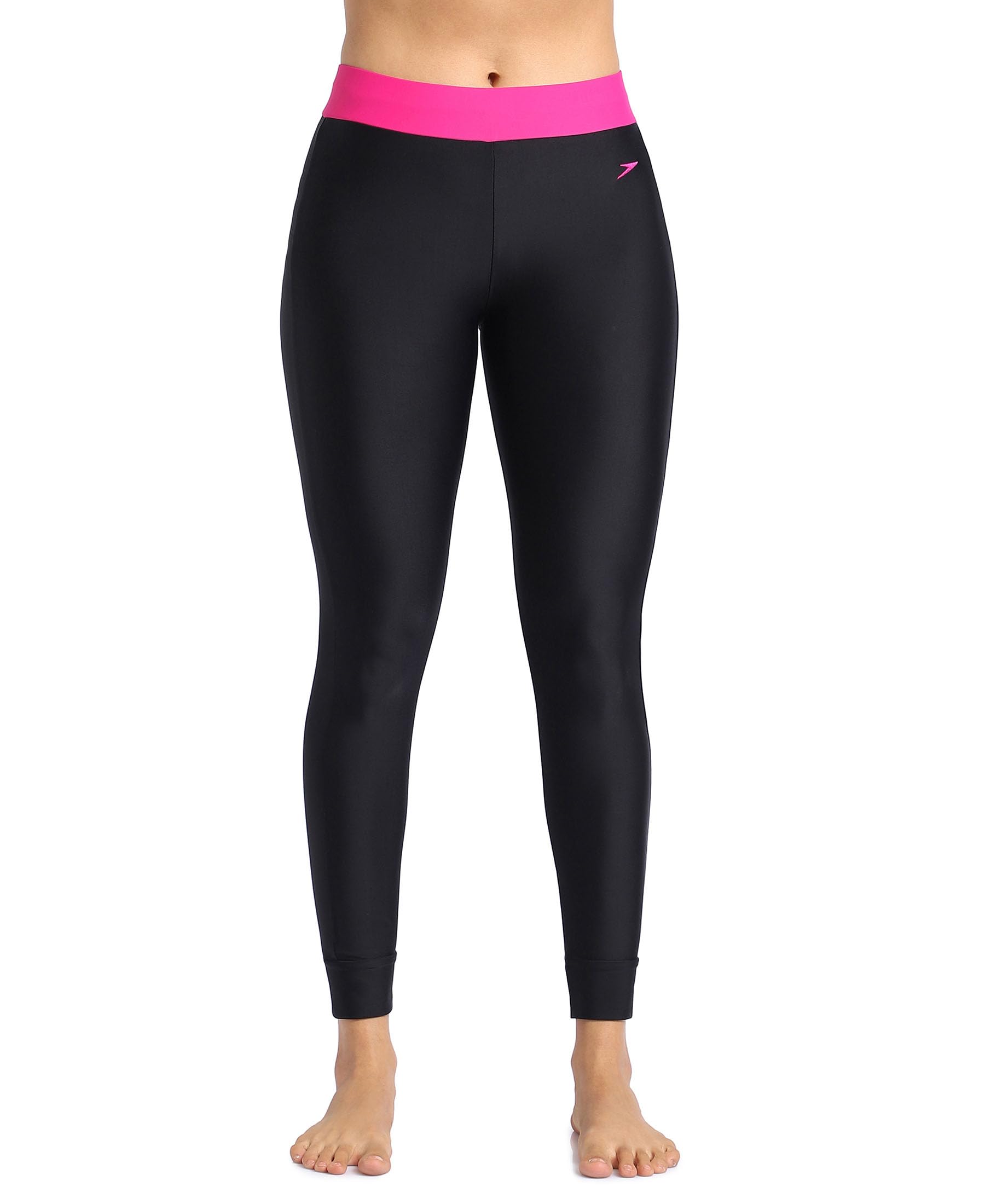 Women's Endurance Solid Contrast Leggings-image-37