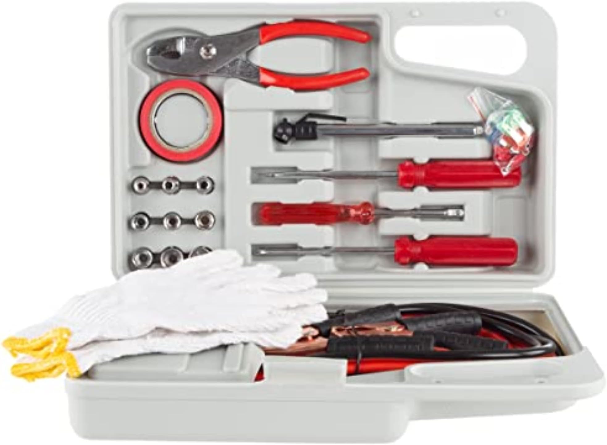 Stalwart Roadside Emergency Tool and Auto Kit โ 30 Piece