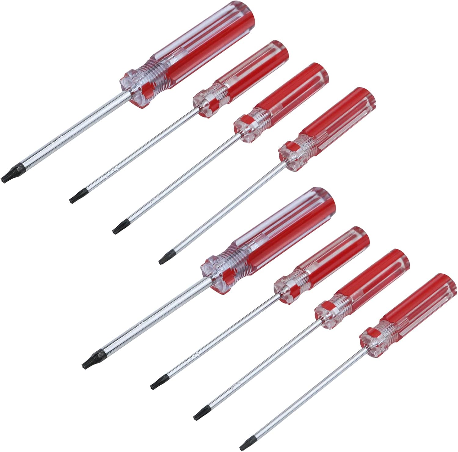 8Piece Torx Screwdrivers Set, Antrader T8、T9、T10、T15 Torx 3mm