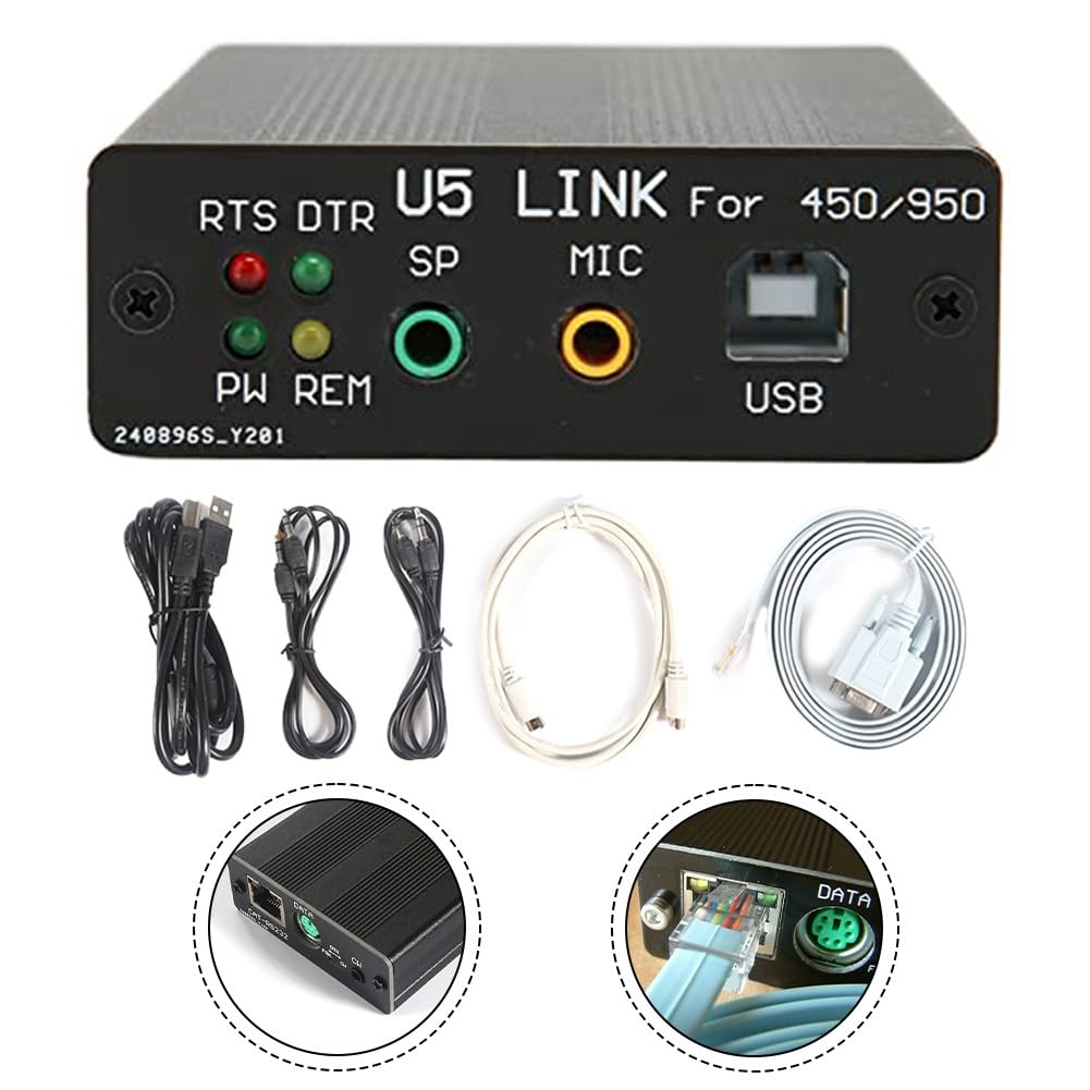 Connecteur adaptateur PC Link pour Yaesu FT-450D FT-950D DX1200